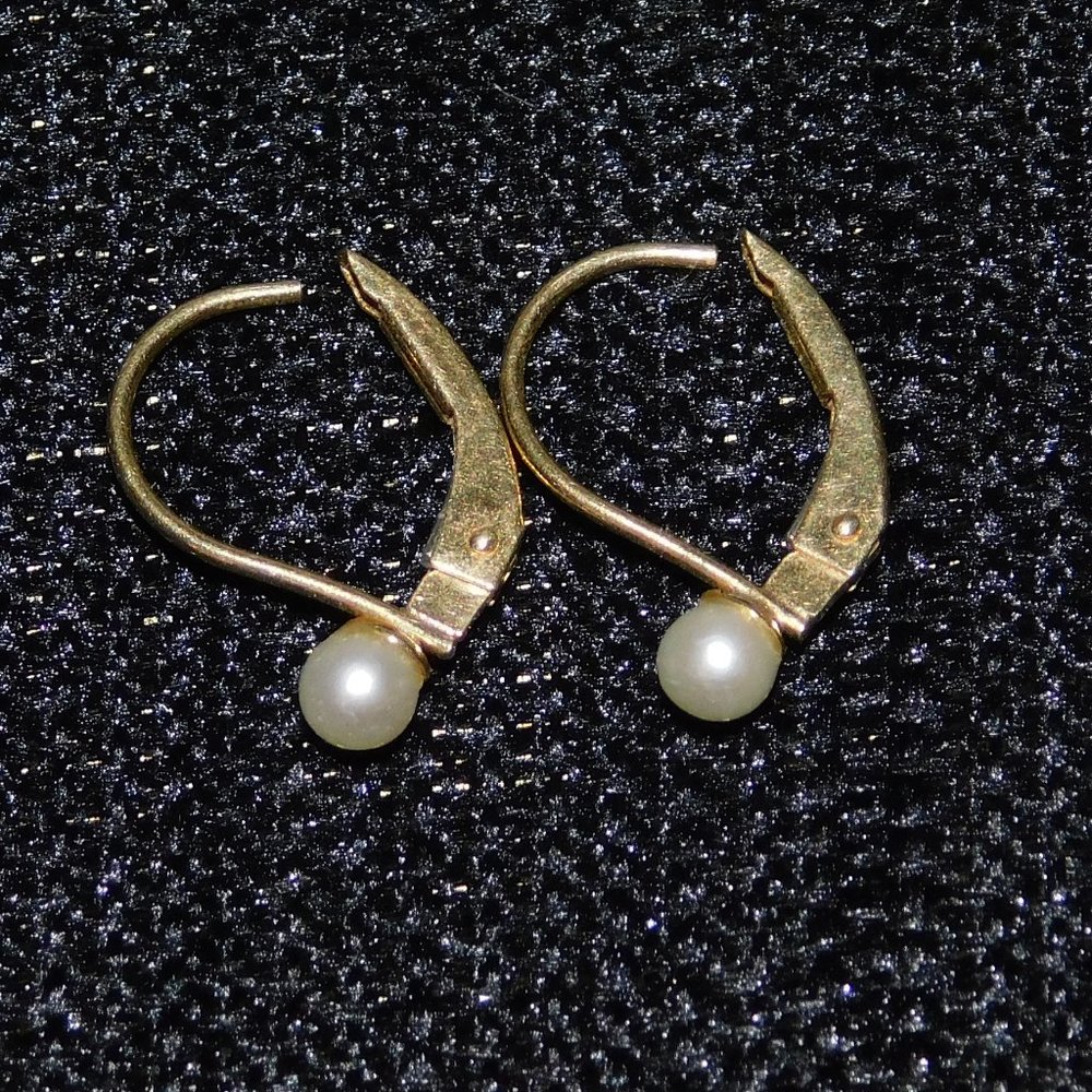 PPC 14kt Pearl Earrings Princess Pride Creations